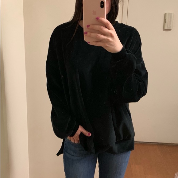 Cotton Velour Sweatshirt - Picture 4 of 6